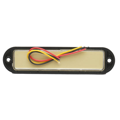 Slim white LED side marker lamp 12-24V, yellow FR1286W Breckner Germany
