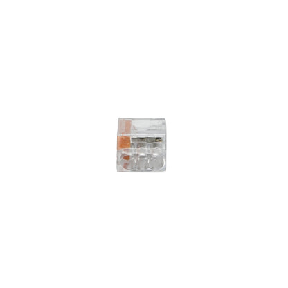 Quick connector for rigid conductor 24A 450V, 3 poles 0.75-2.5mm Leader
