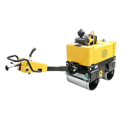 800kg compactor cylinder, with 2x635mm drum, 9HP CF178 diesel engine, electric or manual start