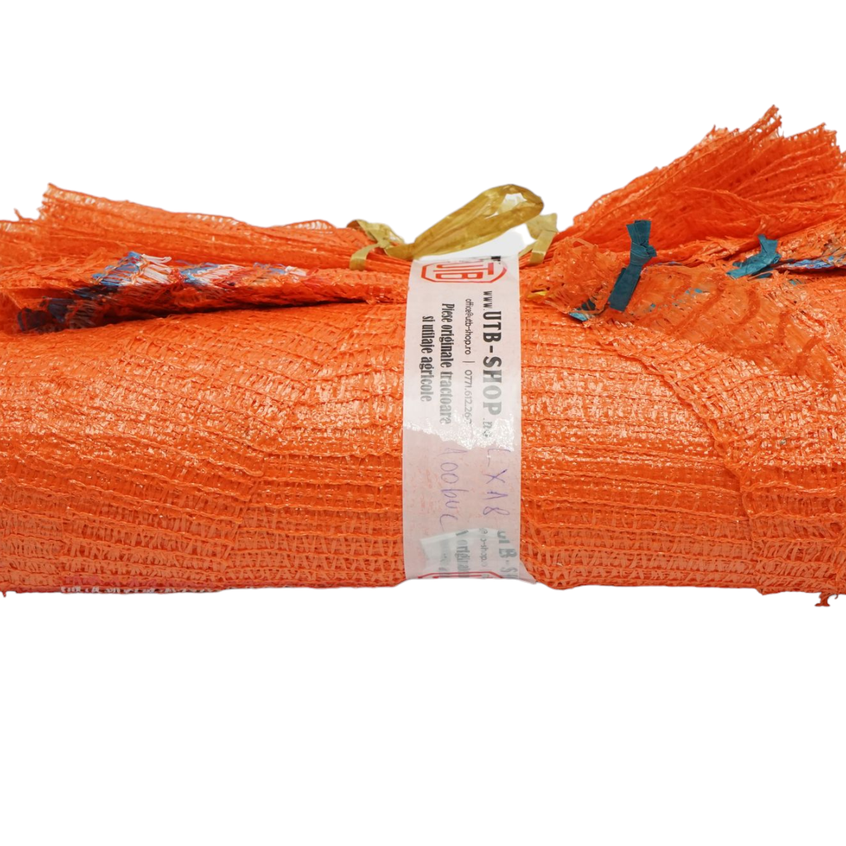 Raschel bag with handle 330x500mm for vegetables 10Kg orange