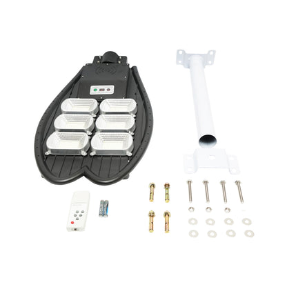 LED solar lamp 300W with 15W solar panel, LifePo4 battery 3.2V/18Ah, 6000-8000K, motion sensor, remote control IP65 Breckner Germany