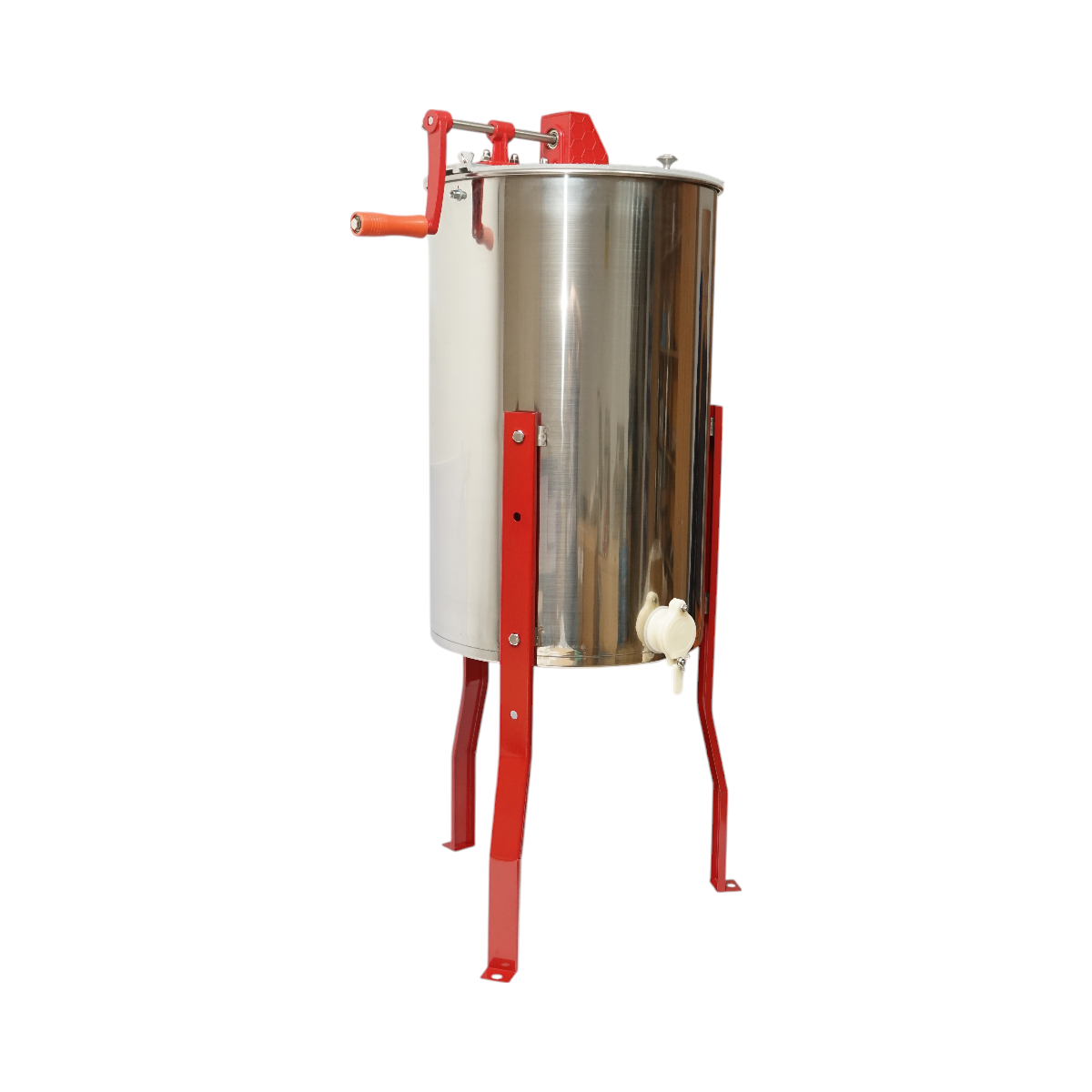 Manual beekeeping centrifuge, stainless steel honey extractor with 3 frames