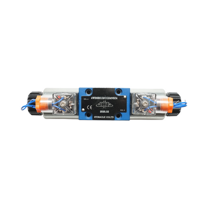 Directional solenoid valve 24VDC 25W for 6 ways flow control hydraulic installations HDQX126J 4WE6J61B CG12N9Z4