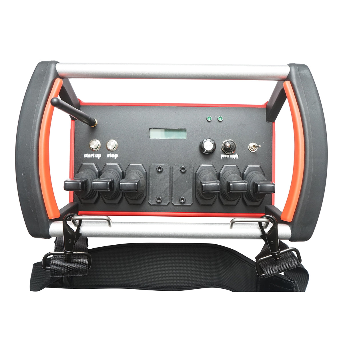 Wireless industrial remote control with 6 commands DC 24V, IP65, 1000m Breckner Germany
