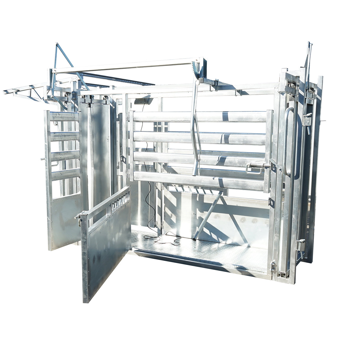 Contention stand, immobilization device for cattle with scale