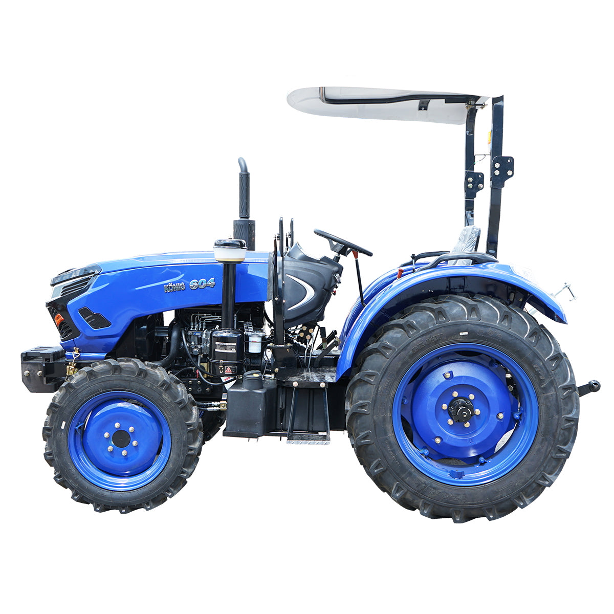 KONIG 604 tractor, 4x4, 60HP, with sunshade, wheels 8.3-16/12.4-28