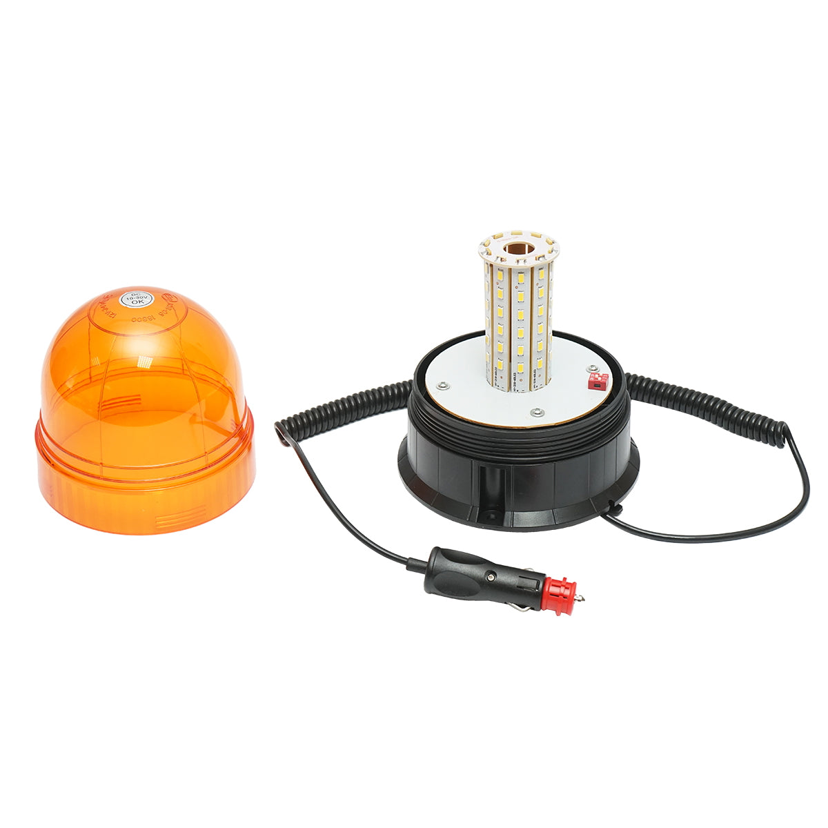 12-24V LED beacon with 3 functions and magnetic base IP65