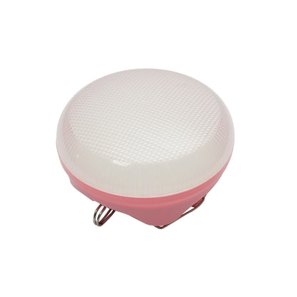 300W LED lamp with solar panel and 3600mA battery, pink