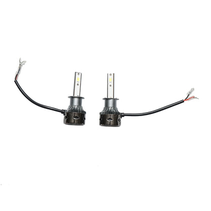 Set of 2 H1 LED car bulbs, 27W, 12V cold white light