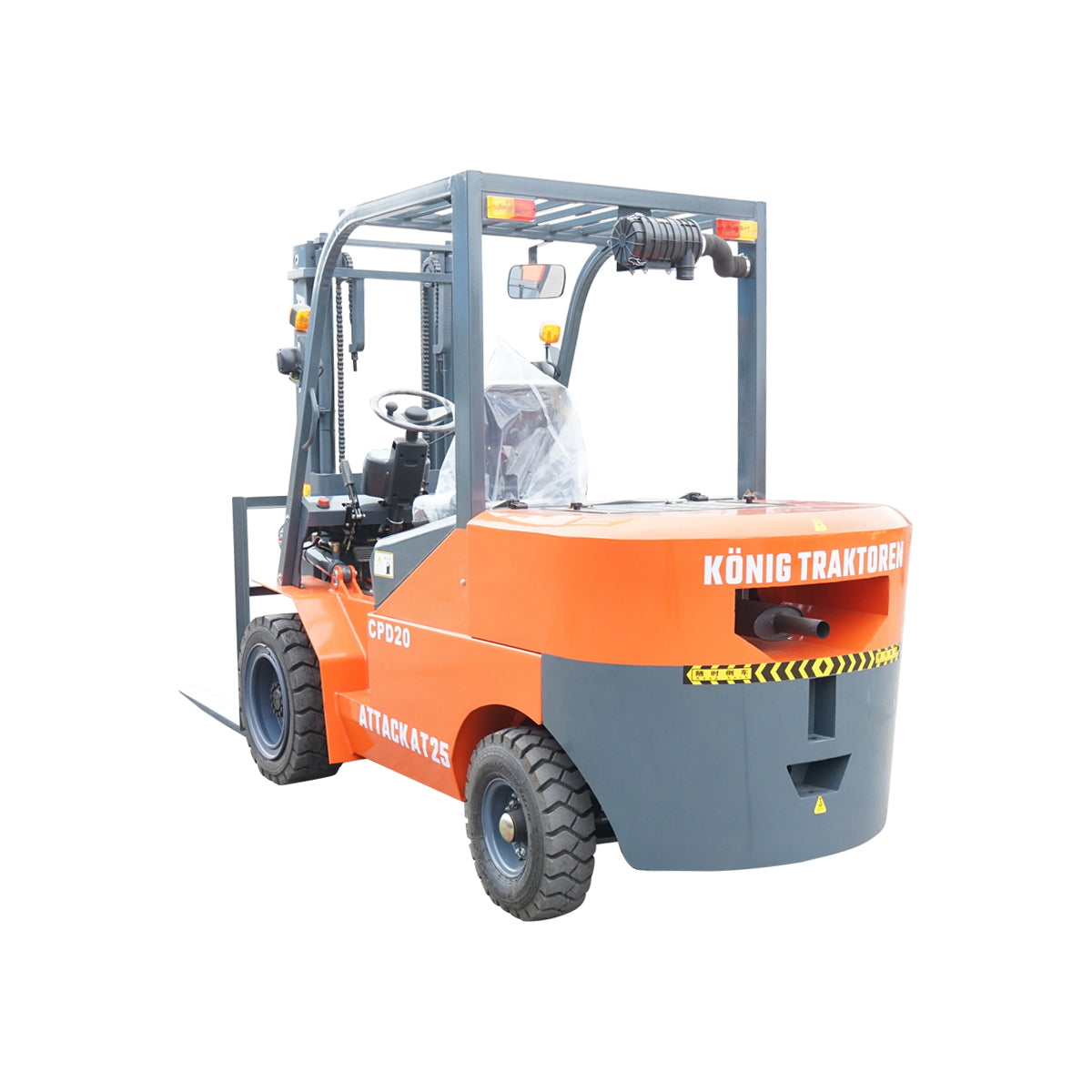 2 Ton duplex forklift, 1.22m forks, 3m lifting height, diesel Konig Traktoren