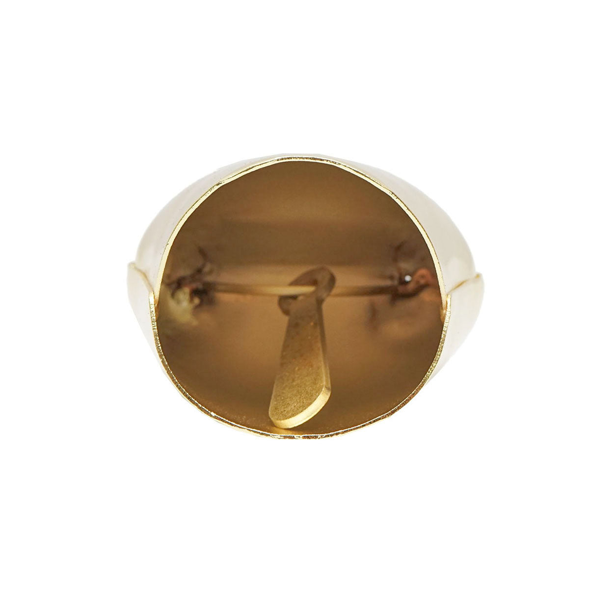 Sheep and cattle bell, 11.5 cm diameter, golden
