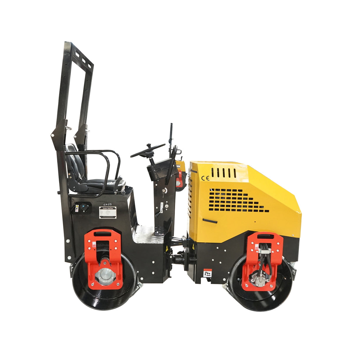 1500kg compactor cylinder with 900mm drums and Kubota D1105 diesel engine, 25HP, electric start