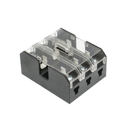Base for 3 cylindrical fuse holders Breckner Germany