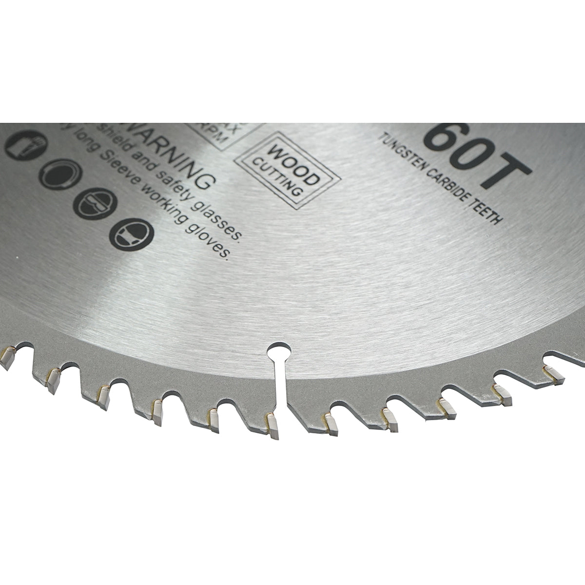 Circular saw blade for wood 230x25.4mm, max speed 6600rpm, 60 teeth Crownman