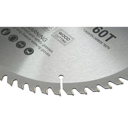 Circular saw blade for wood 230x25.4mm, max speed 6600rpm, 60 teeth Crownman