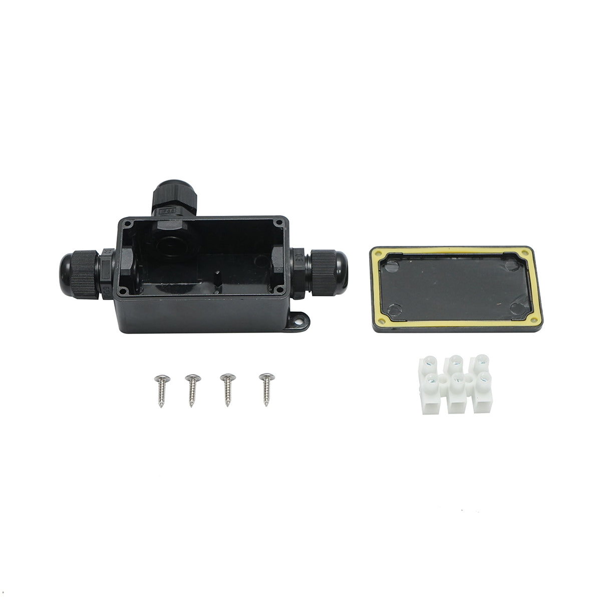 Sealed junction box with presets 41A 450V AC, 3 ways 4-8mm IP65 Leader