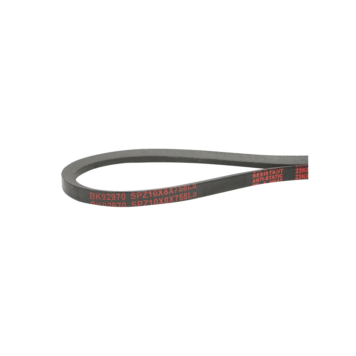 SPZ trapezoidal transmission belt 10x8x758 from Breckner Germany