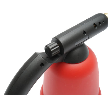 Gas lamp for soldering, with piezo electric ignition, for 190g gas bottle.
