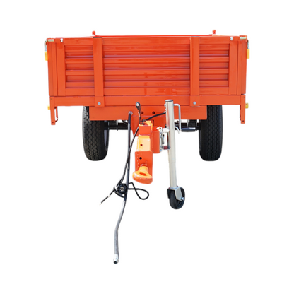 1.5T tipping trailer with electrical system, single axle, and 185R14 tires