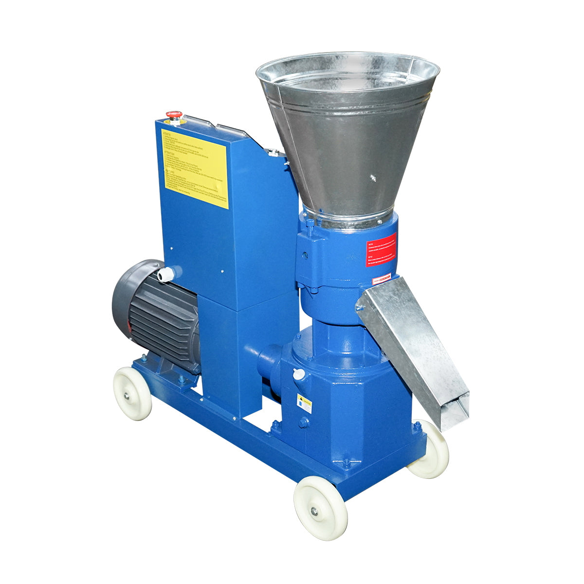 Feed granulator, grain press 7.5KW, 380V with a 6mm die and maximum efficiency of 150kg/H