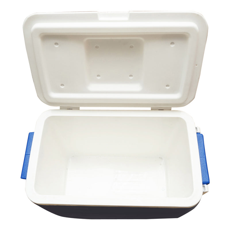 45L blue picnic freezer with wheels 610x330x440mm Breckner Germany