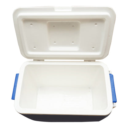 45L blue picnic freezer with wheels 610x330x440mm Breckner Germany