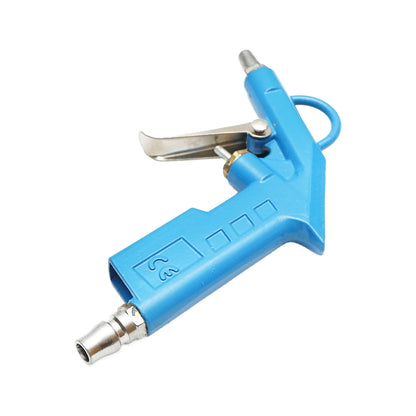 Compressed air blow gun with short/medium nozzle