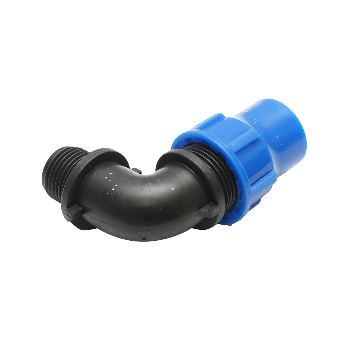 Cot compression fitting with external thread D20mmx1/2 for irrigation systems