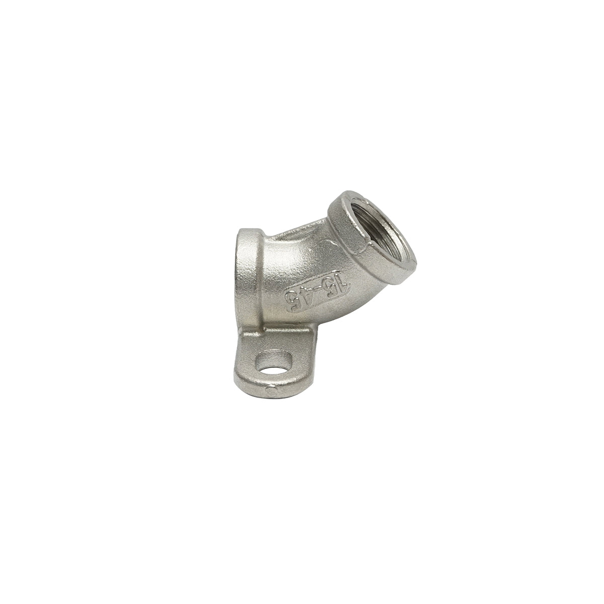 45-degree connector for pacifier attachment