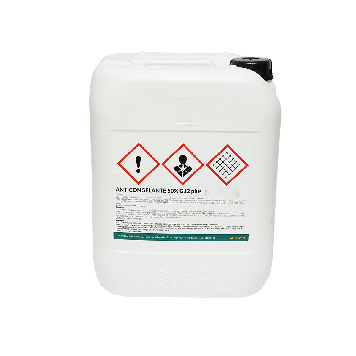 Organic antifreeze Olipes G12 Plus diluted 50/50 -35 degrees C 20L