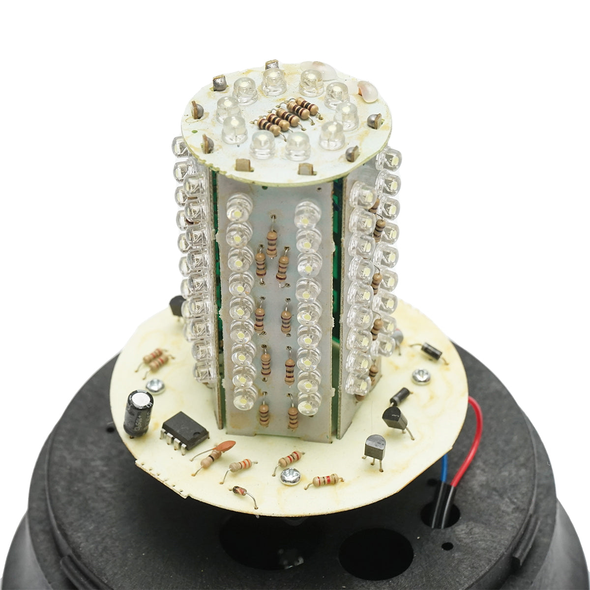 24V LED beacon with magnetic base and cigarette lighter power supply