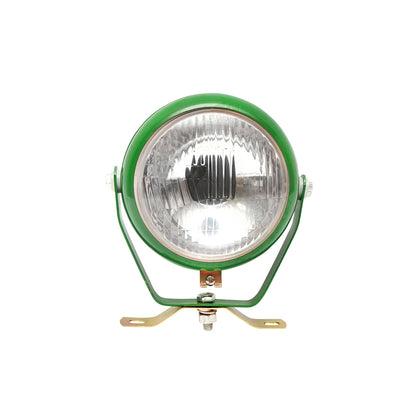 Green lamp, universal work projector for tractor, agricultural machinery, adjustable with switch 12V