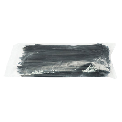 Facets, plastic necklace 4.8x200mm black set of 100 pcs Breckner Germany