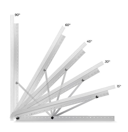 Triangle-type support sets for mounting 200W solar photovoltaic panels with adjustable angle Breckner Germany