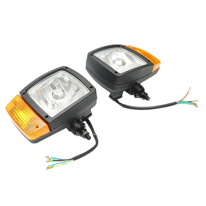 Set of headlamp type lamps with right and left signaling 24V HR-A-023 Breckner Germany