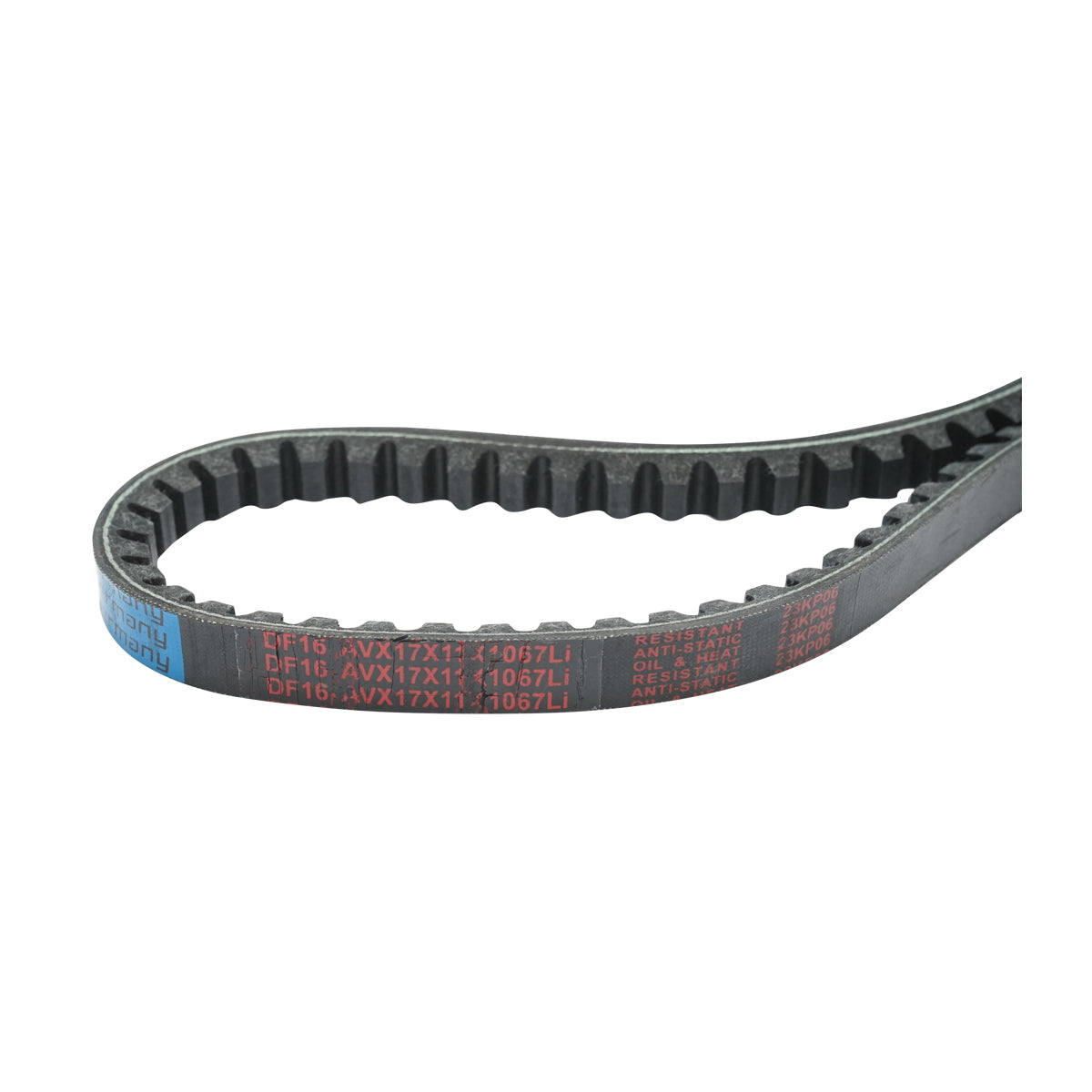 Transmission belt for KFH BX17x1067 shredders