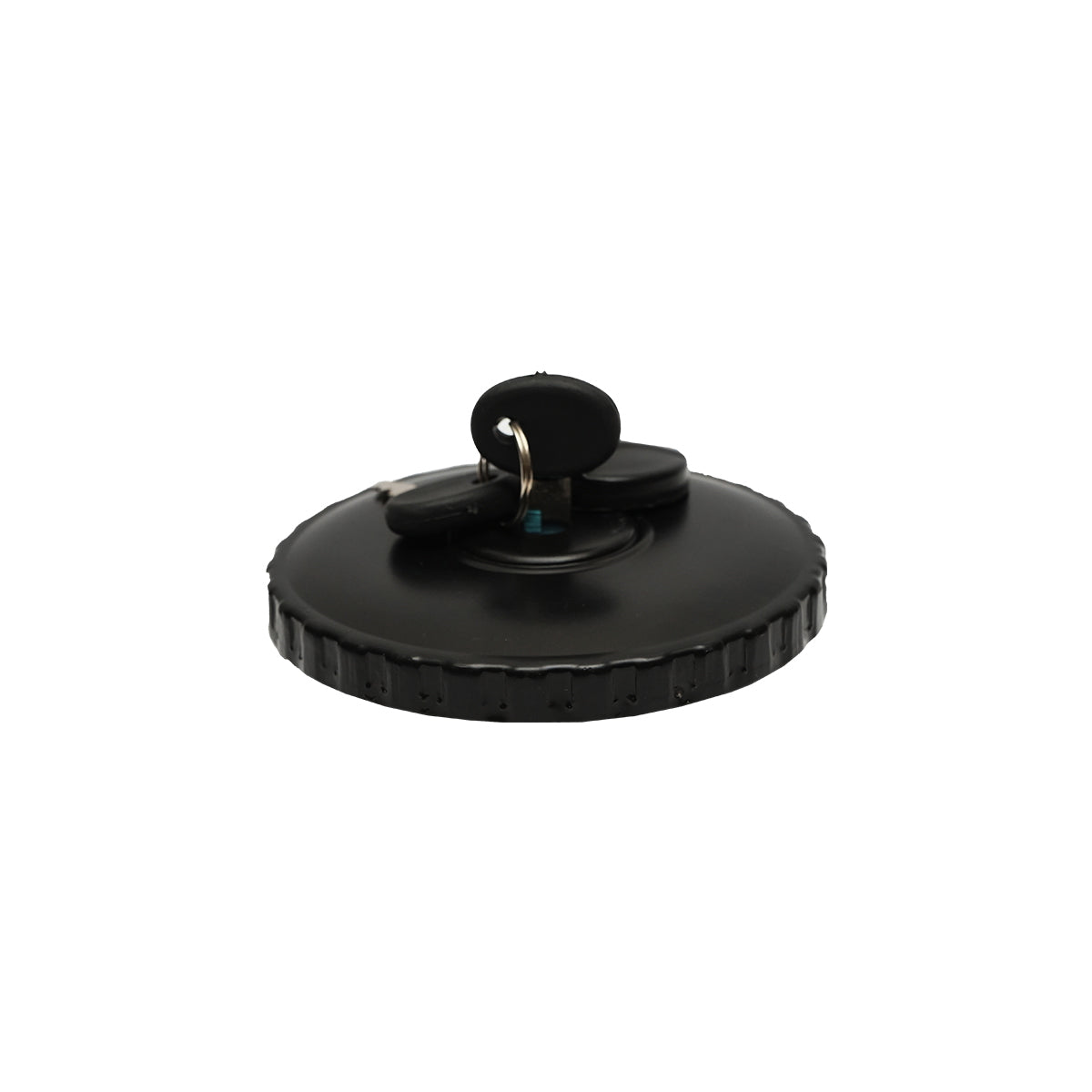 Truck fuel tank cap with universal keys