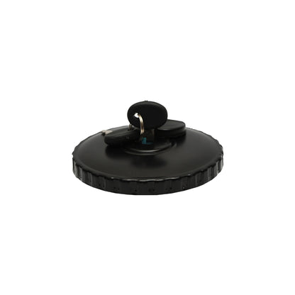 Truck fuel tank cap with universal keys