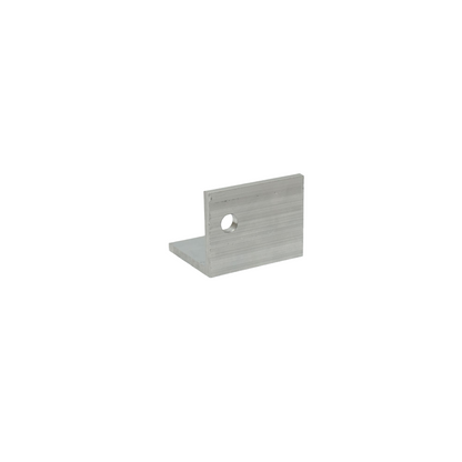 L fixing clamp for roof sheet with 1 hole for solar panel mounting