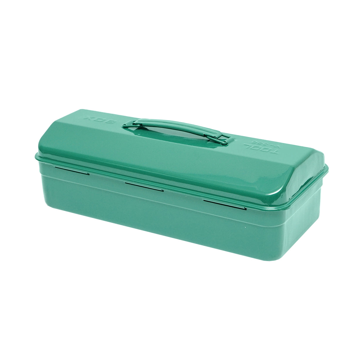 Green metal tool box 370x160x120mm Breckner Germany