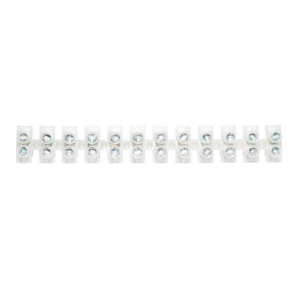 Busbar clamp 6A 380V, 12 poles 6mm Leader