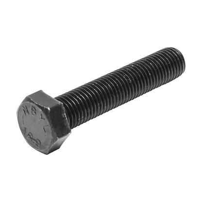 Black screw with hexagonal head DIN 933 M20x100 G10.9 25 pieces/bag