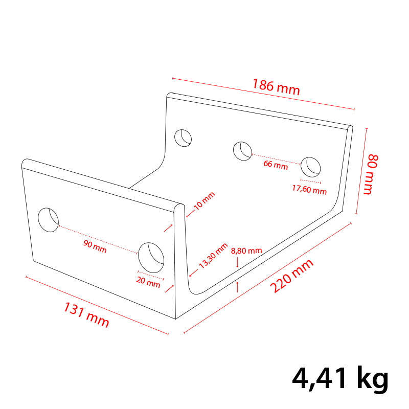 Disc bearing support with bearings 32011 V