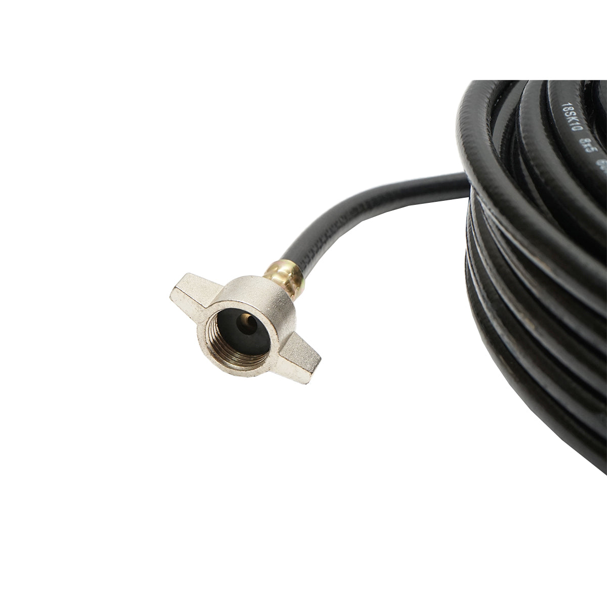 Air compressor hose L = 20 m with connection ends for inflating tires