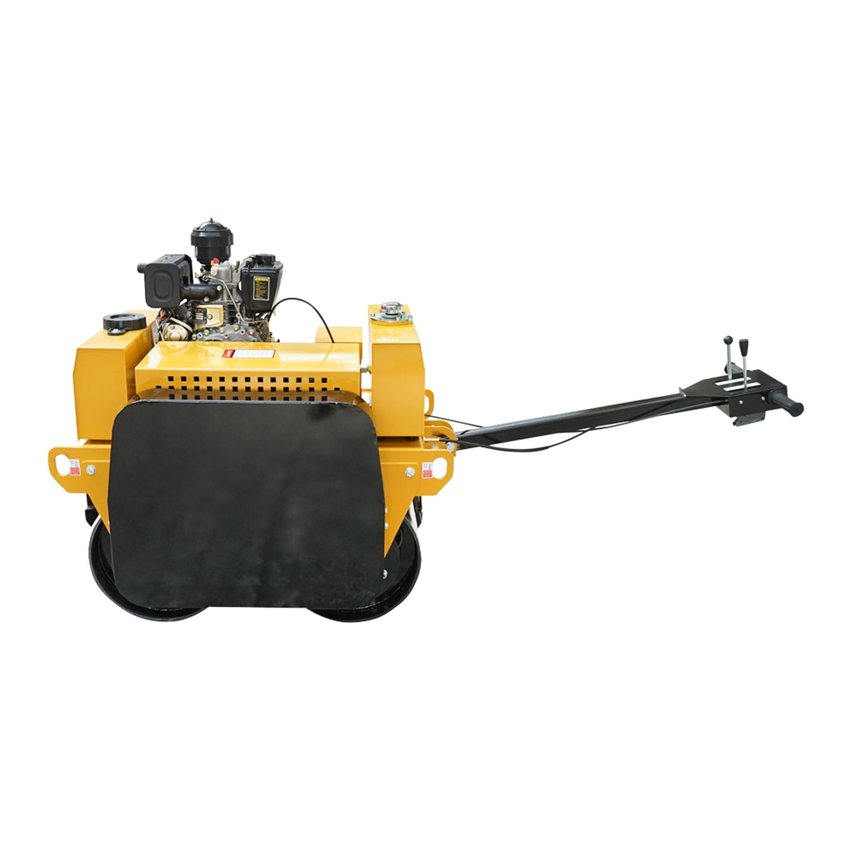 550kg compactor cylinder with 2x600mm drums and 6HP diesel engine, CF178, electric or manual start