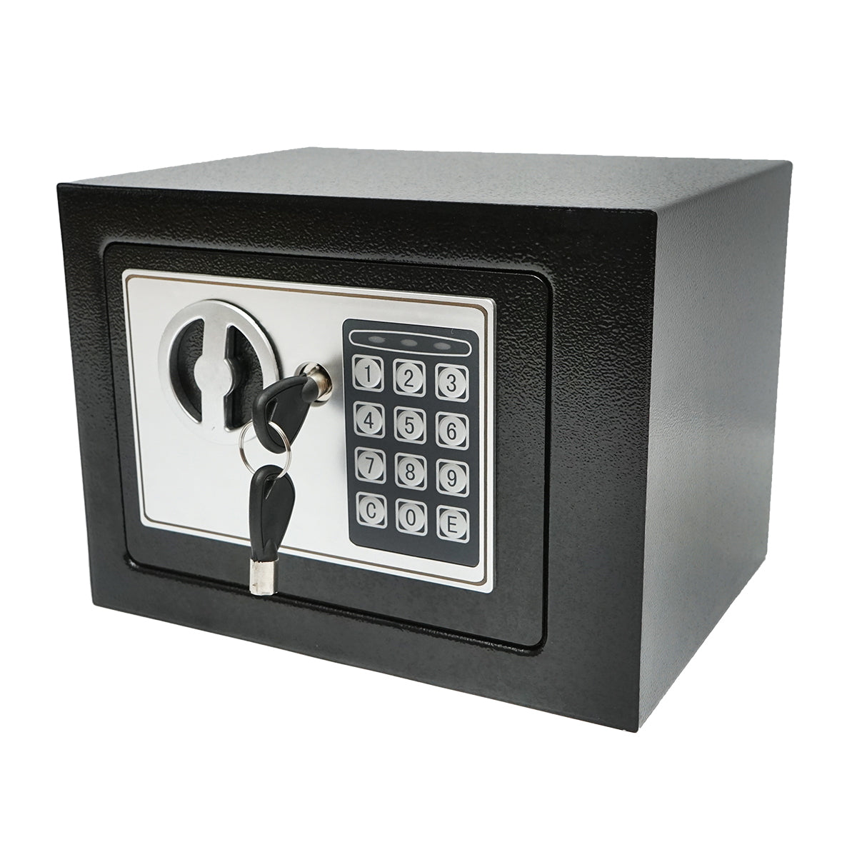 Metal safe with electronic lock and 2 keys 230x170x165mm