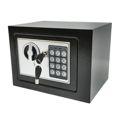 Metal safe with electronic lock and 2 keys 230x170x165mm