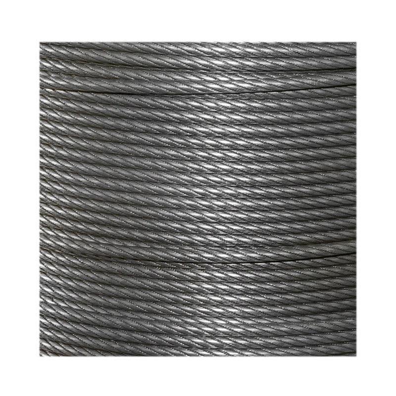 Steel winch cable 6x25 diameter 14mm with metal heart 200m/roll beaten