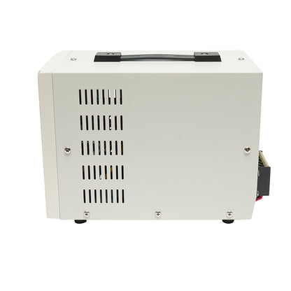 Single-phase automatic voltage stabilizer with relay 3000VA/140-260V, 2 Schuko sockets 230V, LCD display Breckner Germany