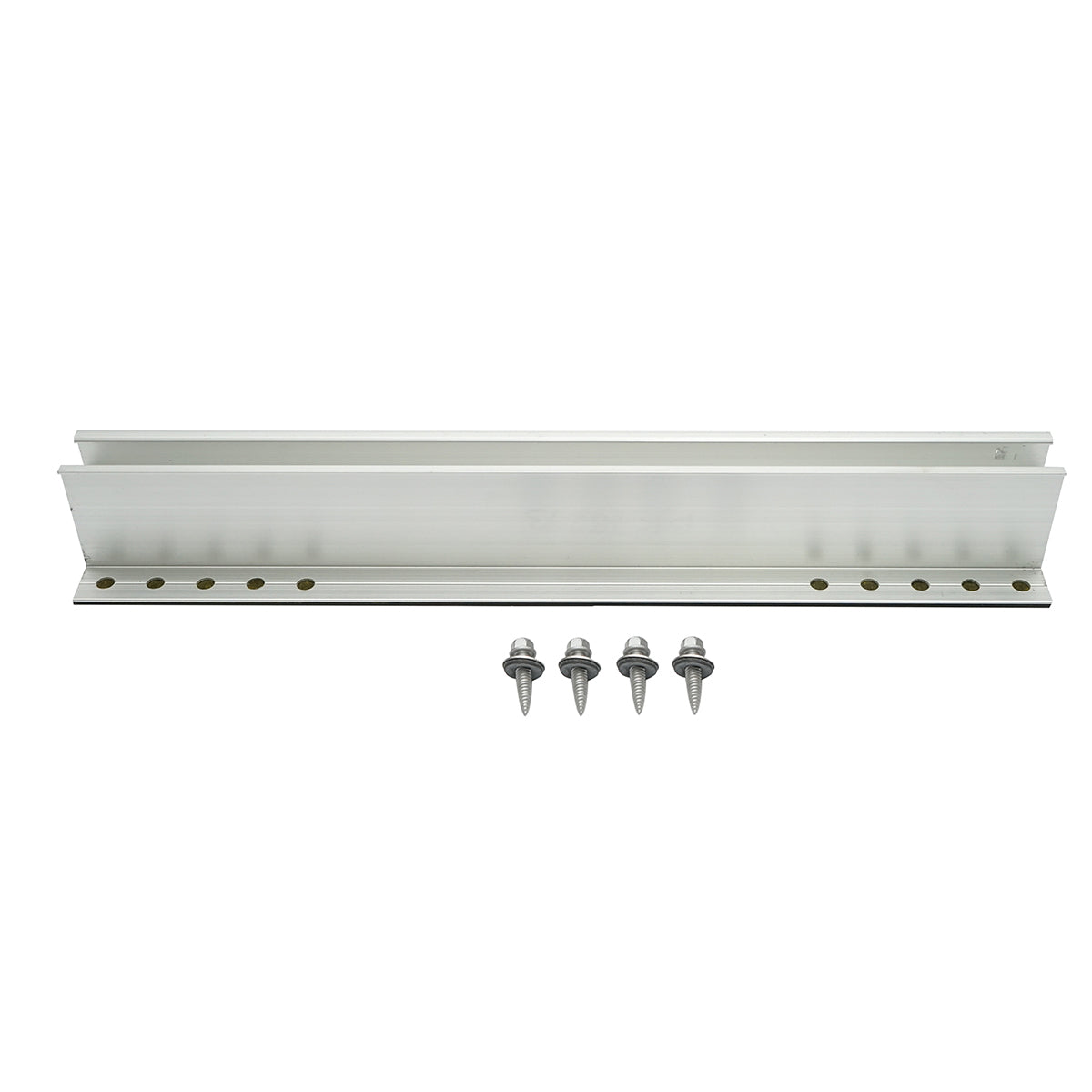 Sina mini 385x50mm H profile with screws and EPDM seal for photovoltaic solar panel mounts, system A, 20mm